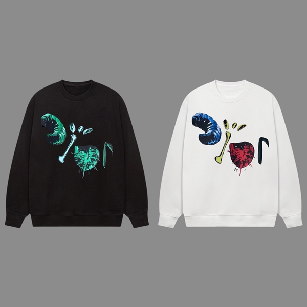 ブランドパーカー側面デザイン